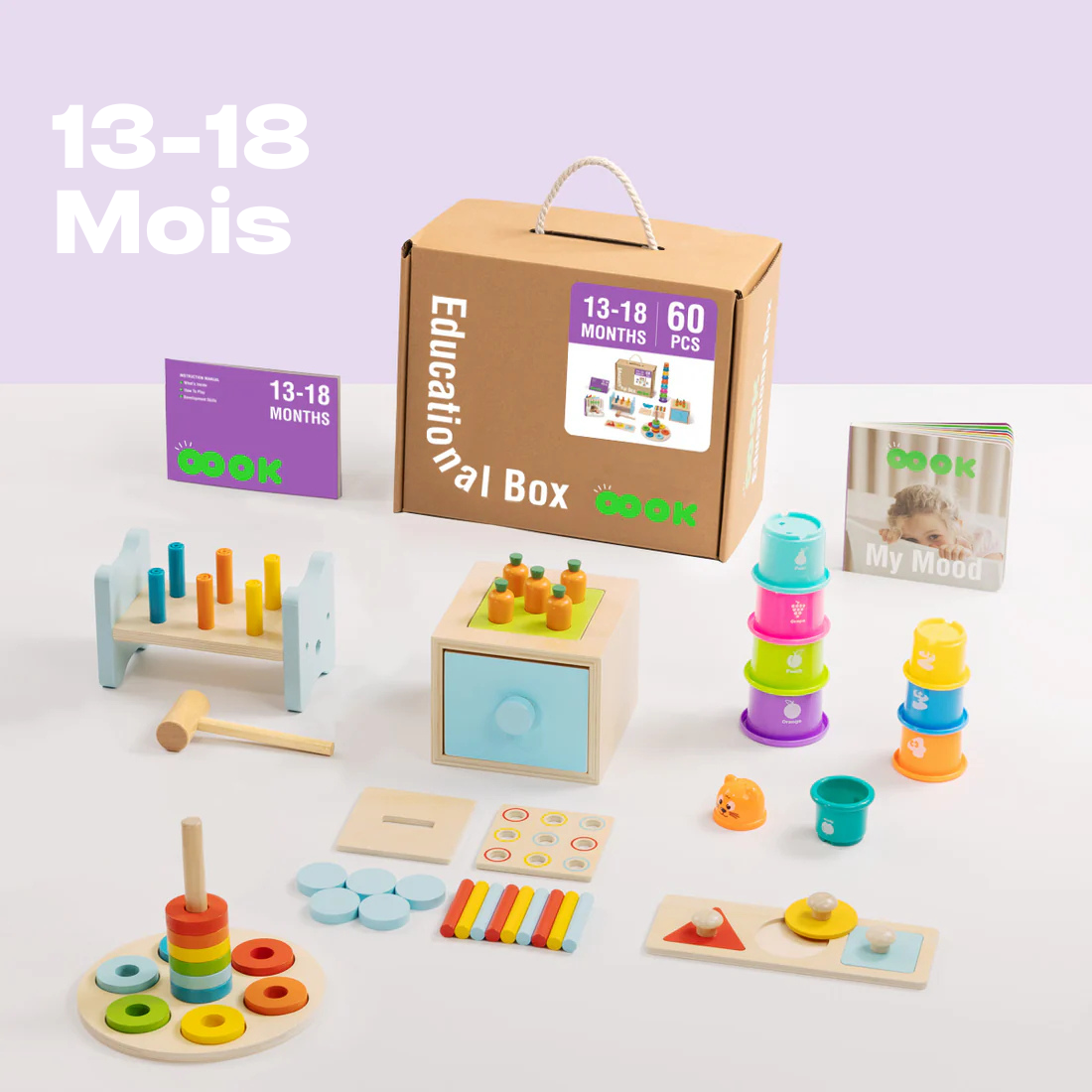 Coffret éducatif montessori 13-18 mois - MindyToy