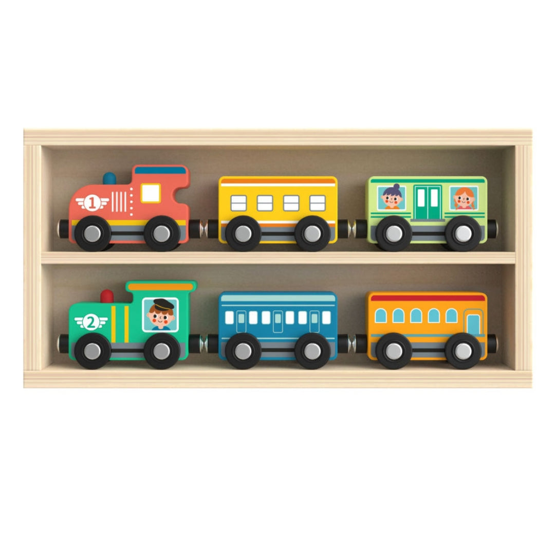 Circuit de train en bois - MindyToy