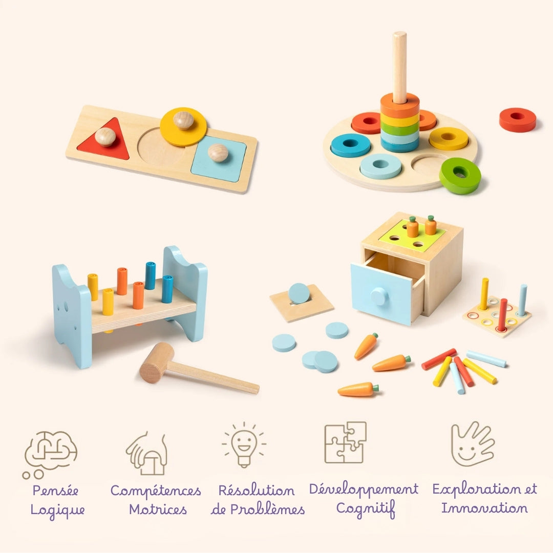Coffret éducatif 13-18m - MindyToy