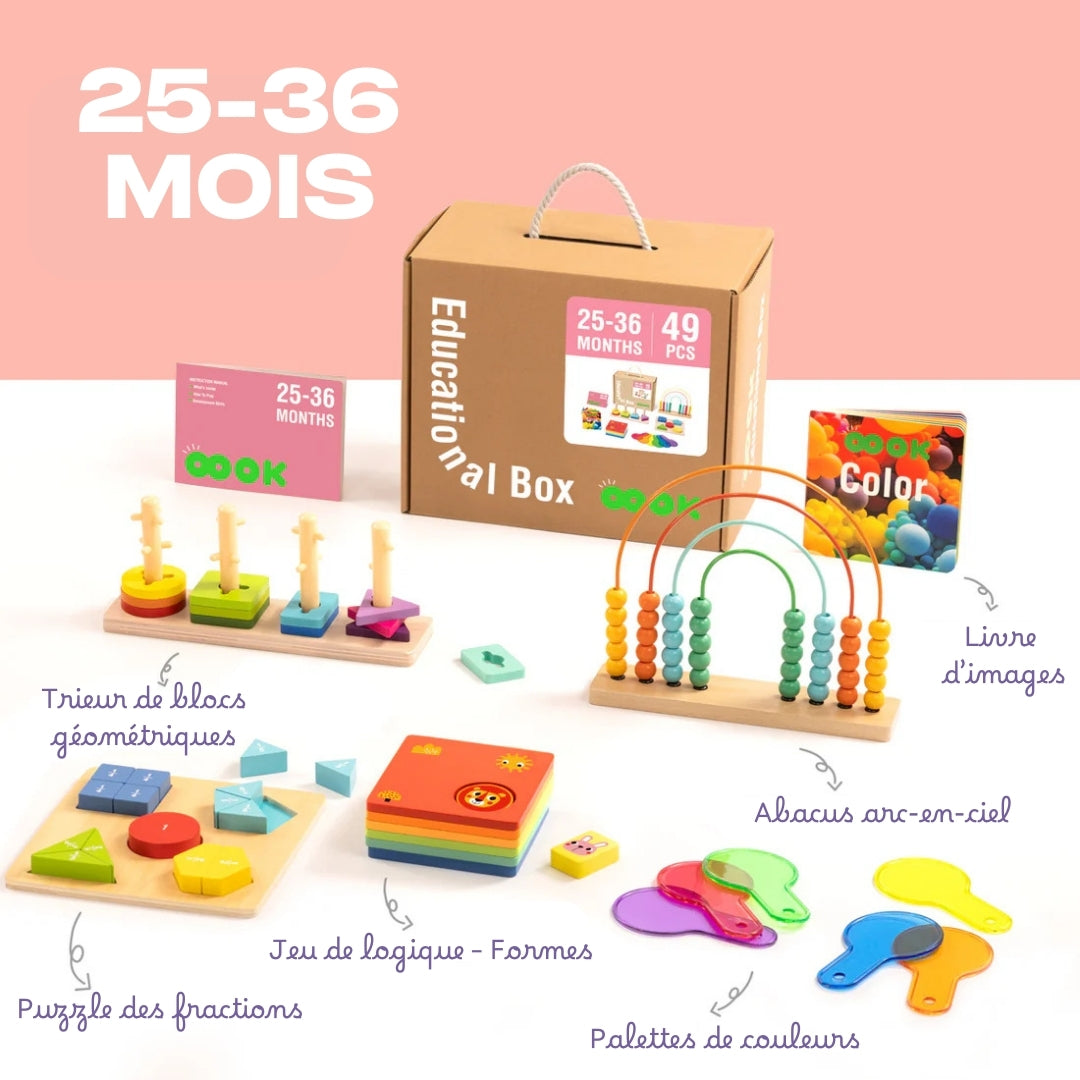Coffret éducatif 25-36m - MindyToy