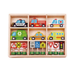 Ensemble de transport et de signalisation routière - MindyToy