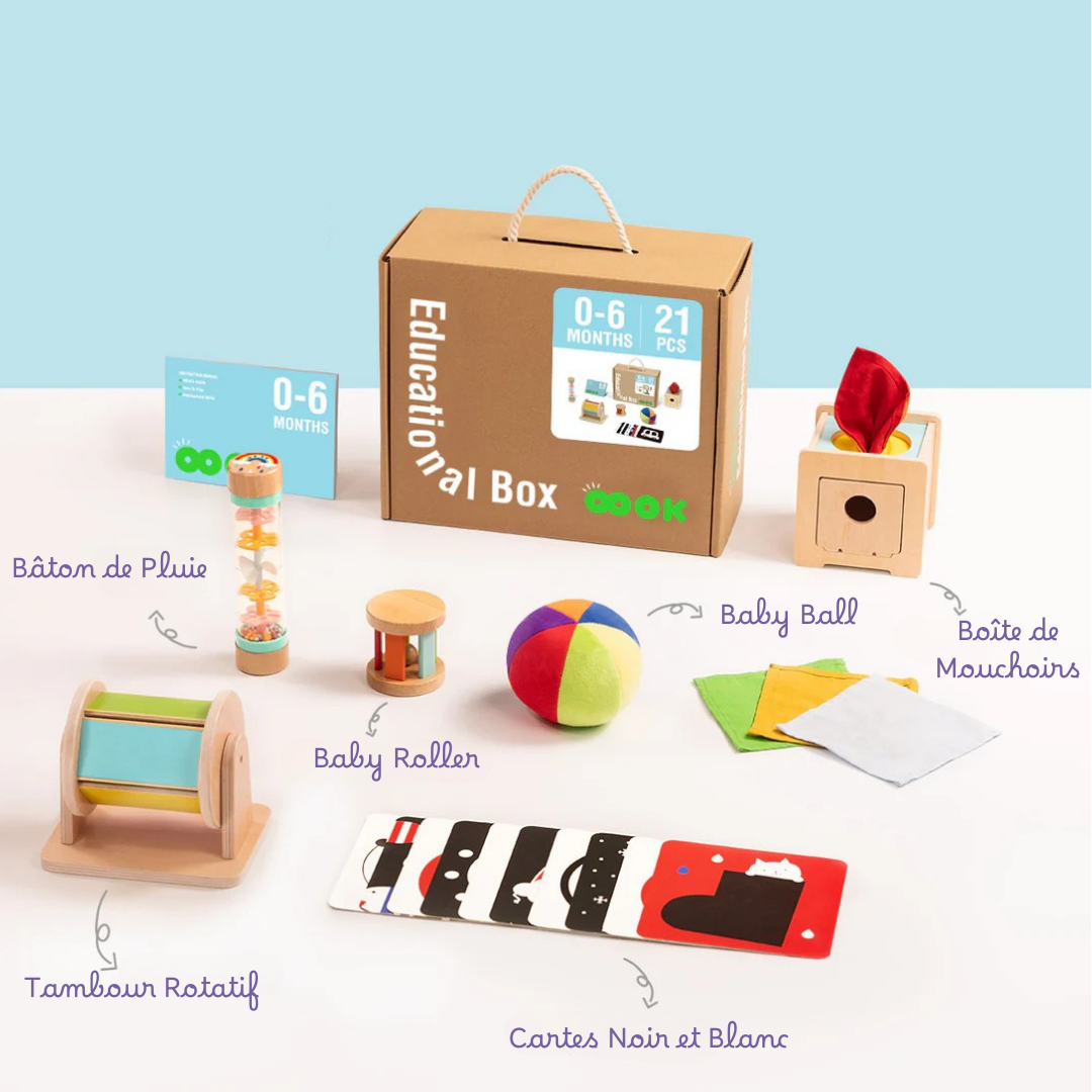 Coffret éducatif 0-6 mois - MindyToy